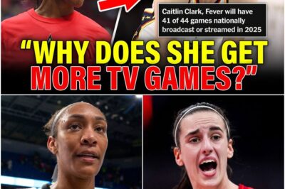 A’Ja Wilson FURIOUS As Caitlin Clark Gets MOST National TV Games with Indiana Fever!