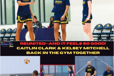 Caitlin Clark and Kelsey Mitchell REUNITED in Workout with Brianna Turner