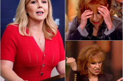 BREAKING  TV DRAMA: Joy Behar Takes Aim at Karoline Leavitt on The View—But Leavitt’s Epic Clapback Shakes the Studio to Its Core! What Sparked This Jaw-Dropping Confrontation, and Why Fans Are Calling It the Ultimate Moment of TV Showdowns. The Shocking Truth Revealed Here!