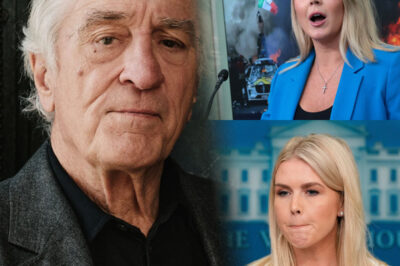Tension Erupts On-Air as Robert De Niro Turns Karoline Leavitt’s Question Back on Her in Unscripted Interview Moment