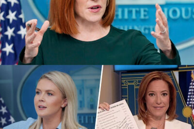 “Alligators, Bills, and Blame: When Karoline Leavitt’s Briefing Room Spin Turned Into a Spectacle”