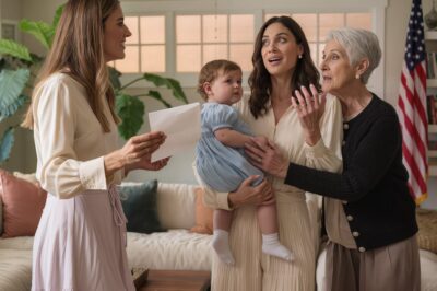 New: After my husband’s funeral, I went to my sister’s son’s first birthday party. Out of nowhere, she announced, “My son is your husband’s child. So, as inheritance, I’ll take half of your $800,000 house.” She even pulled out his will to show me. I just smiled and said, “Oh, I see,” trying my hardest not to burst out laughing.